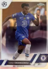 Футбол Карточка Карни Чуквуэмека Челси, Астон Вилла Лига Чемпионов 2022-23 TOPPS