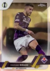 Футбол. Карточка Кристиано Бираги Фиорентина Лига Конференций 2022-23 TOPPS
