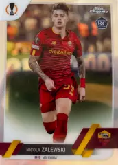Футбол. Карточка Nicola Zalewski/Никола Залевский Рома Лига Европы 2022-23 TOPPS