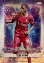 Футбол. Карточка Trey Nyoni/Трей Ньони Ливерпуль Лига Чемпионов 2024-25 TOPPS