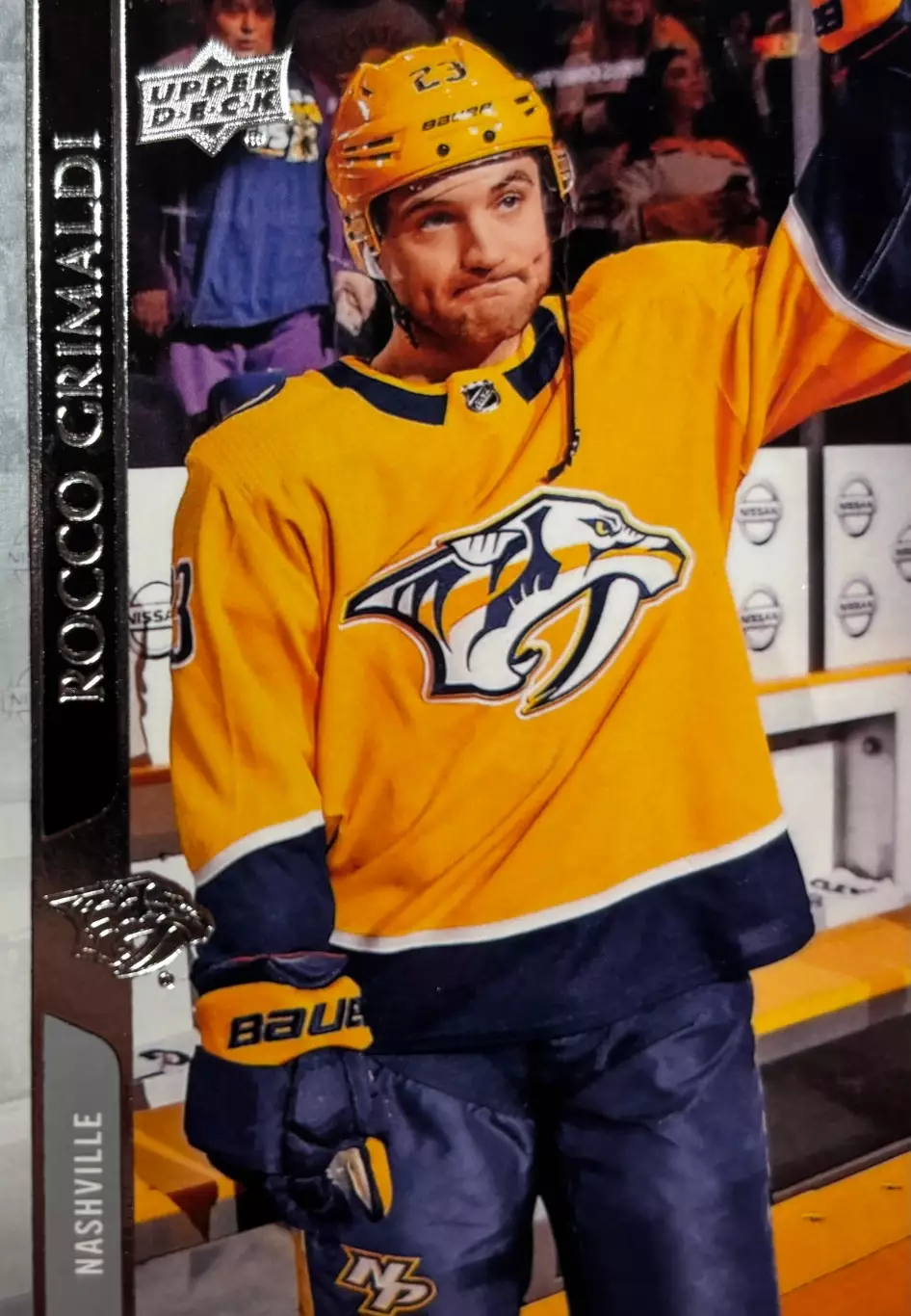 Карточка Рокко Гримальди Nashville Predators/Нэшвилл Предаторз, СКА НХЛ/NHL/КХЛ