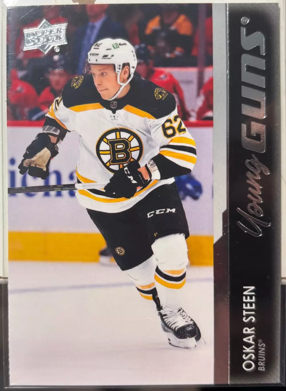 Хоккей. Карточка Oskar Steen - Оскар Стин Boston Bruins - Бостон Брюинз НХЛ/NHL