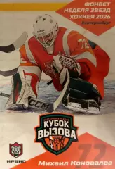 Хоккей. Карточка Михаил Коновалов Ак Барс/Ирбис Казань Кубок Вызова МХЛ/КХЛ 2026