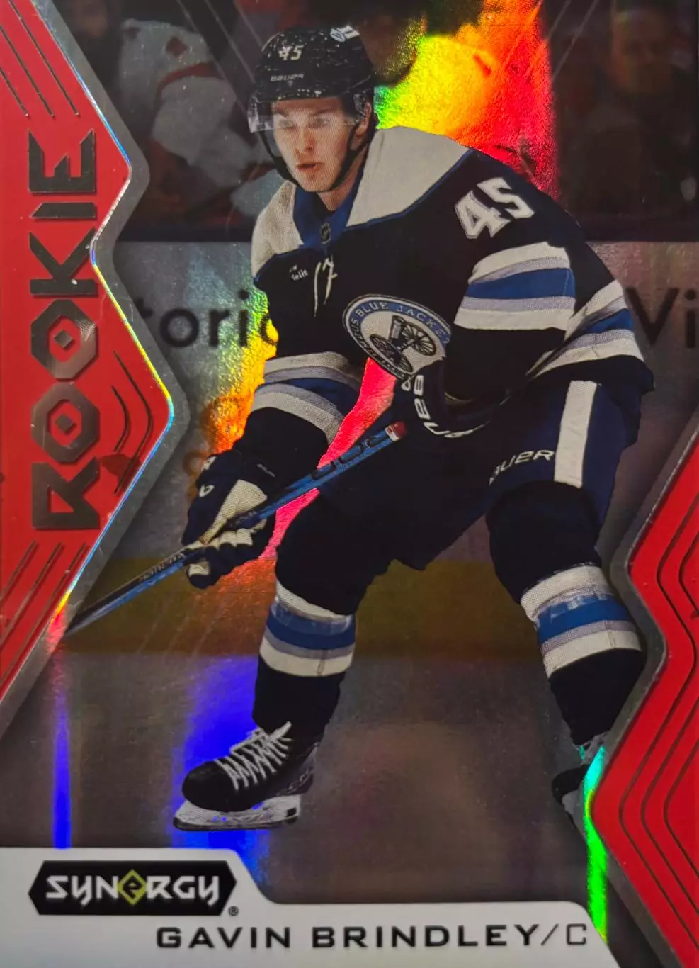 Карточка Gavin Brindley - Гэвин Бриндли Columbus Blue Jackets - Коламбус НХЛ/NHL
