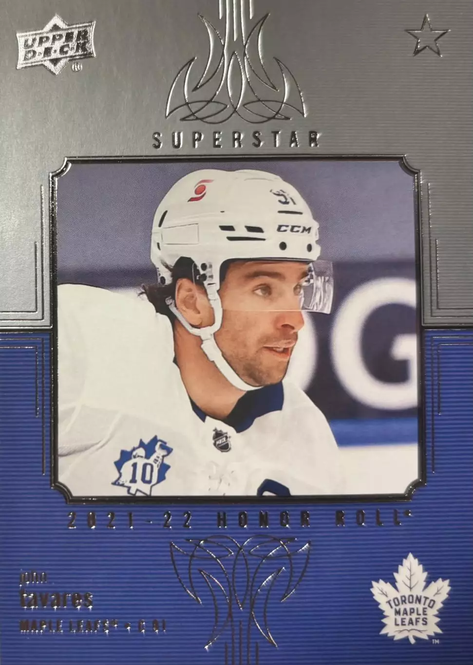 Хоккей. Карточка John Tavares/Джон Таварес Toronto Maple Leafs/Торонто НХЛ NHL