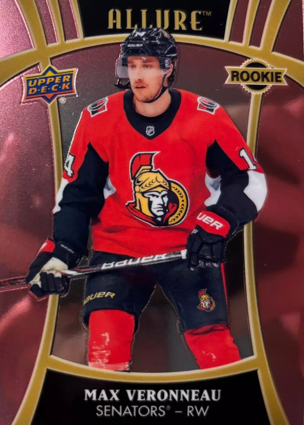 Хоккей. Карточка Max Veronneau - Макс Веронно Ottawa Senators - Оттава НХЛ/NHL