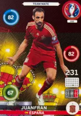 Футбол. Карточка Juanfran/Хуанфран Испания/Атлетико Мадрид Euro/Евро 2016 Panini