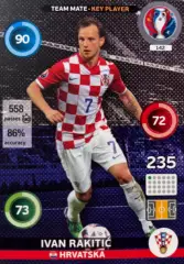 Футбол. Карточка Иван Ракитич Хорватия, Барселона Euro/Евро 2016 Panini/Панини