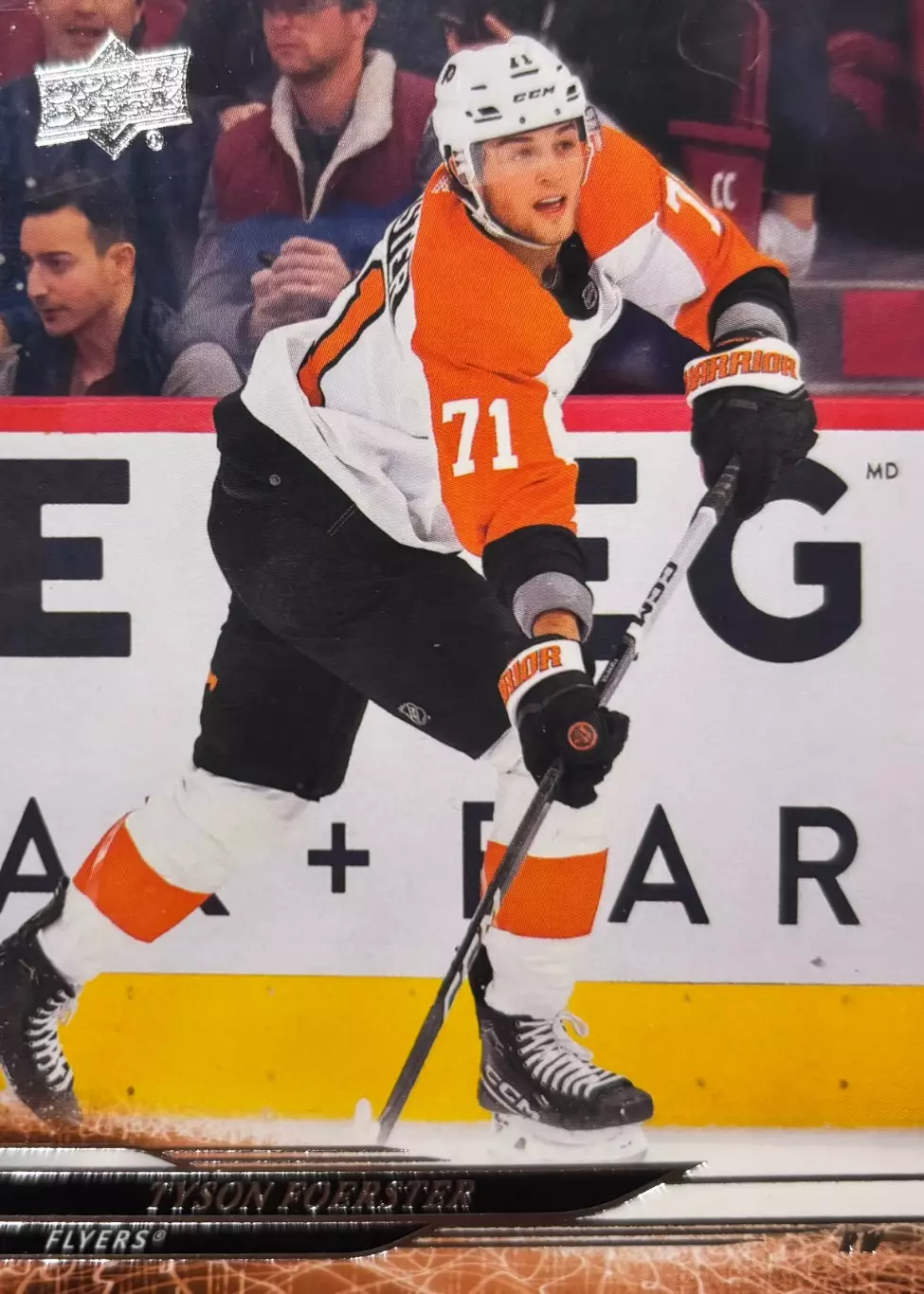 Карточка Tyson Foerster-Тайсон Ферстер Philadelphia Flyers - Филадельфия НХЛ-NHL