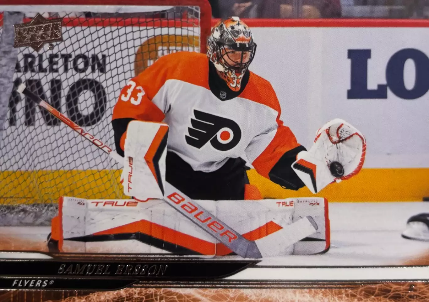 Карточка Ersson-Самуэль Эрссон Philadelphia Flyers-Филадельфия Флайерз НХЛ/NHL
