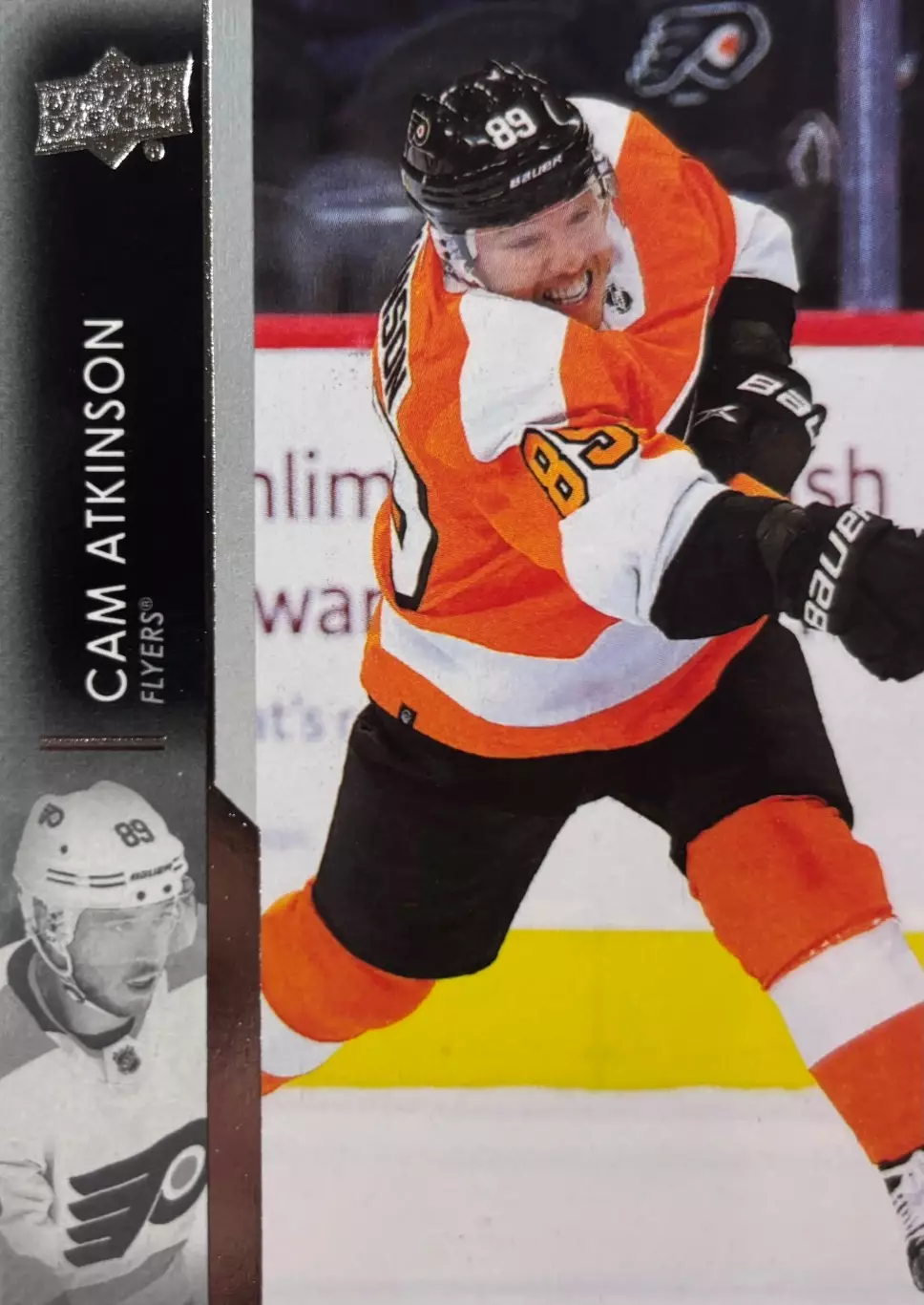 Карточка Cam Atkinson - Кэм Аткинсон Philadelphia Flyers - Филадельфия НХЛ NHL