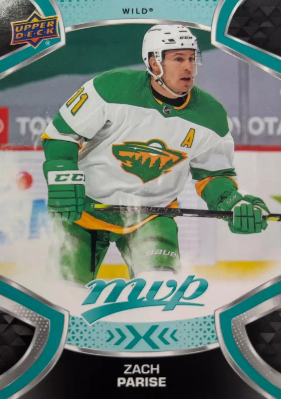 Хоккей. Карточка Zach Parise - Зак Паризе Minnesota Wild-Миннесота Уайлд НХЛ-NHL