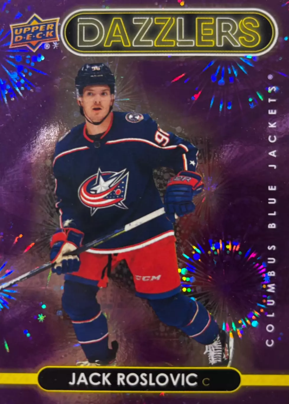 Карточка Jack Roslovic - Джек Рословик Columbus Blue Jackets - Коламбус НХЛ/NHL
