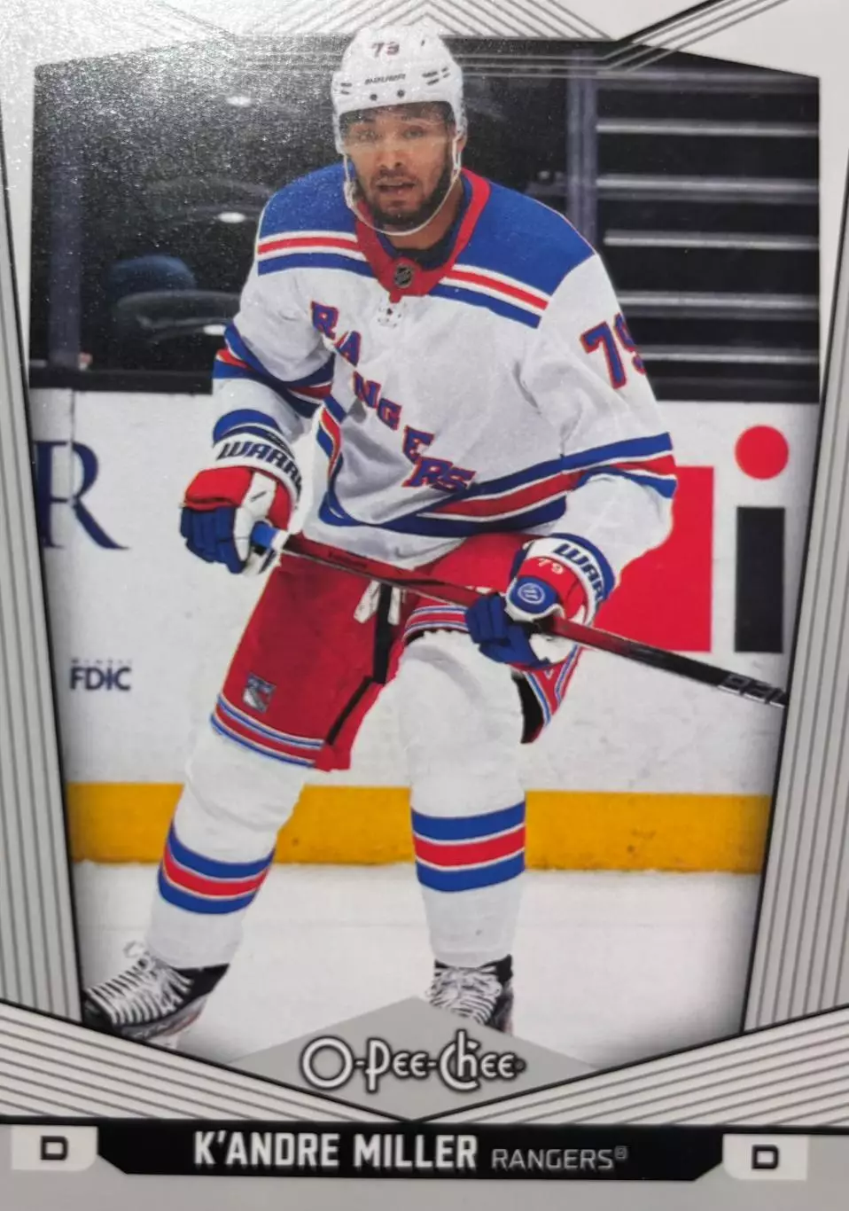 Карточка K'Andre Miller - К’Андре Миллер New York Rangers - Рейнджерс НХЛ NHL