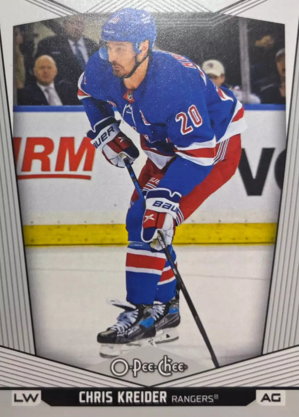 Хоккей. Карточка Chris Kreider-Крис Крайдер New York Rangers-Рейнджерс НХЛ NHL
