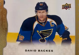Хоккей. Карточка David Backes/Дэвид Бэкес St. Louis Blues/Сент-Луис Блюз НХЛ NHL