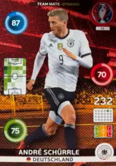 Футбол. Карточка Андре Шюррле Германия, Спартак Москва Euro/Евро 2016 Panini