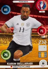 Футбол Карточка Карим Беллараби Германия/Байер 04/Айнтрахт Euro/Евро 2016 Panini