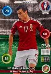 Футбол. Карточка Неманья Николич Венгрия, Легия, Аек Euro/Евро 2016 Panini