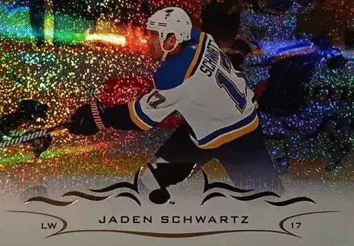 Хоккей. Карточка Jaden Schwartz-Джейден Шварц St. Louis Blues/Сент-Луис НХЛ/NHL