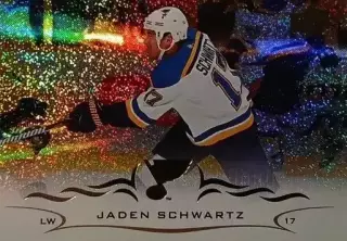 Хоккей. Карточка Jaden Schwartz-Джейден Шварц St. Louis Blues/Сент-Луис НХЛ/NHL