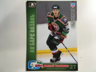 Карточка Алексей Терещенко Ак Барс Казань, КХЛ/KHL сезон 2010 - 2011 SeReal