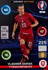 Футбол. Карточка Vladimir Darida/Владимир Дарида Чехия Euro/Евро 2016 Panini