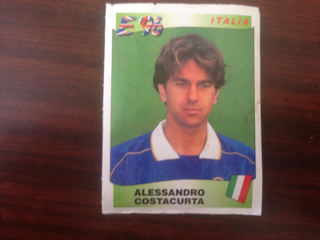 наклейка - 1996 Чемпионат Европы - COSTACURTA Италия