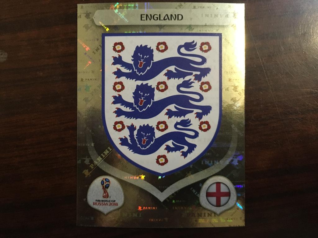 Наклейка #572 Emblem ENGLAND для альбома PANINI Чемпионат Мира 2018 Англия