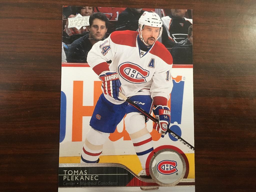 Хоккей. Карточка Томаш Плеканец Montreal Canadiens - Монреаль Канадиенс НХЛ/NHL
