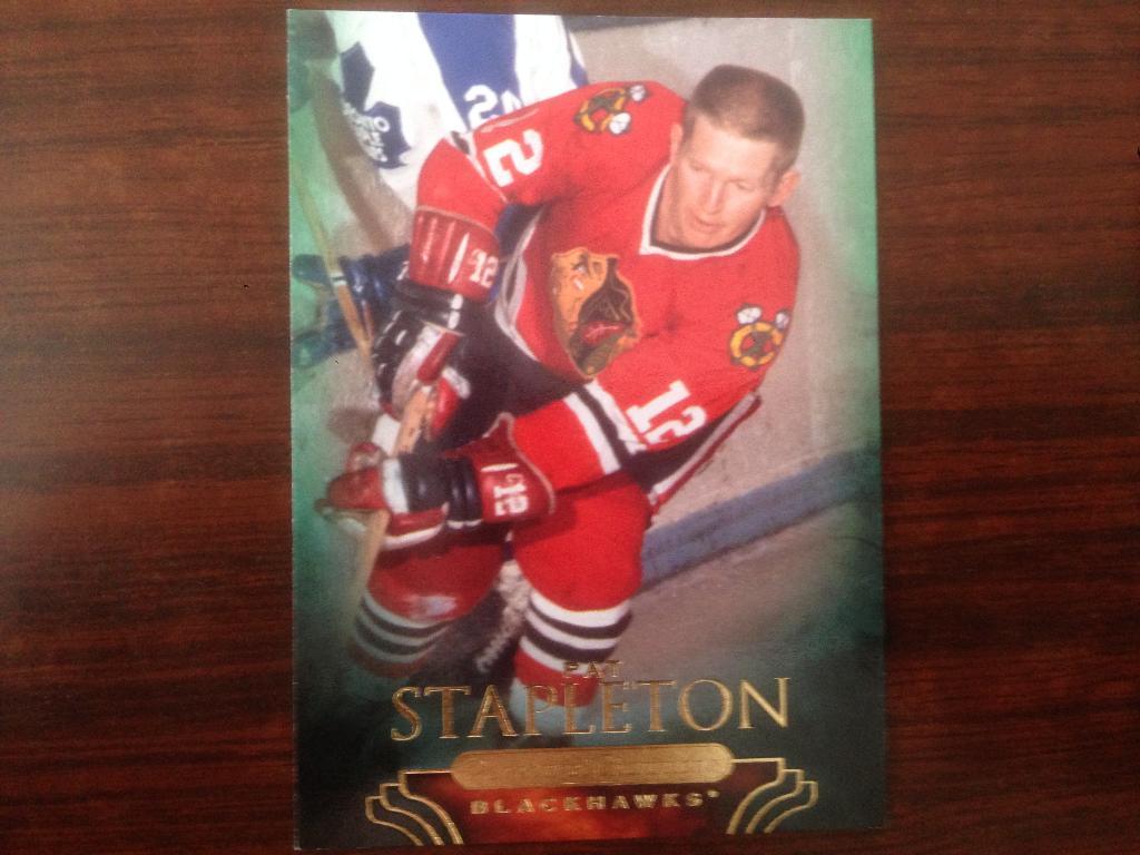 Хоккей. Карточка Pat Stapleton-Пэт Стэплтон Chicago Blackhawks-Чикаго НХЛ/NHL