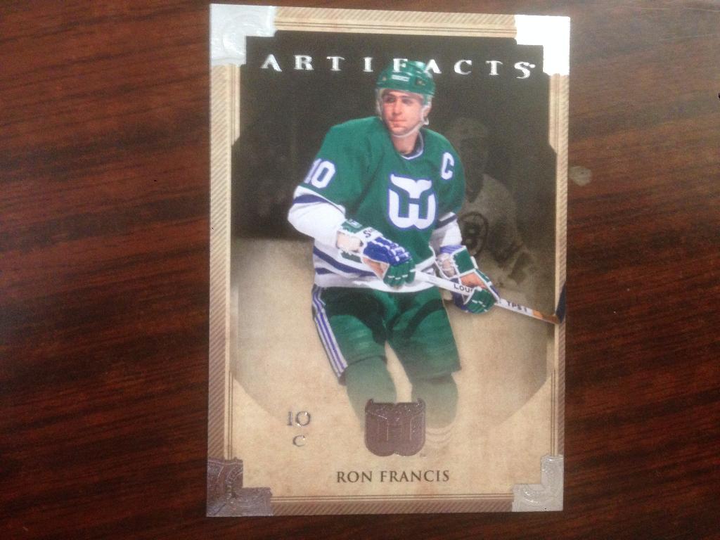 Хоккей. Карточка Ron Francis - Рон Фрэнсис Hartford Whalers - Хартфорд НХЛ/NHL