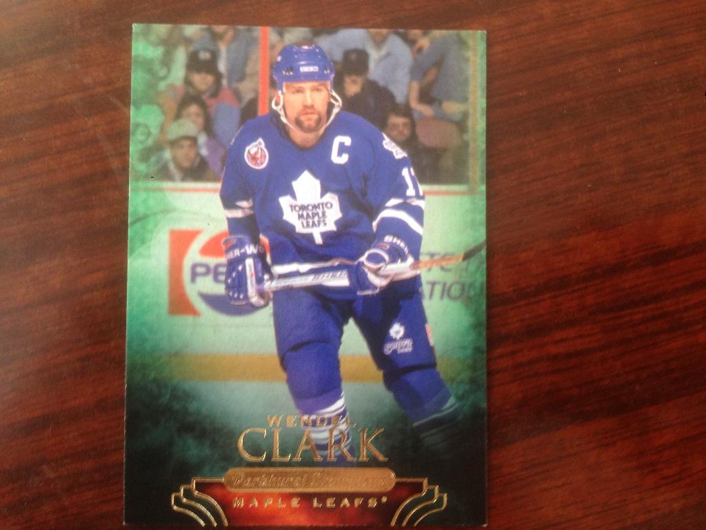 Хоккей. Карточка Wendel Clark - Уэндел Кларк Toronto Maple Leafs-Торонто НХЛ/NHL