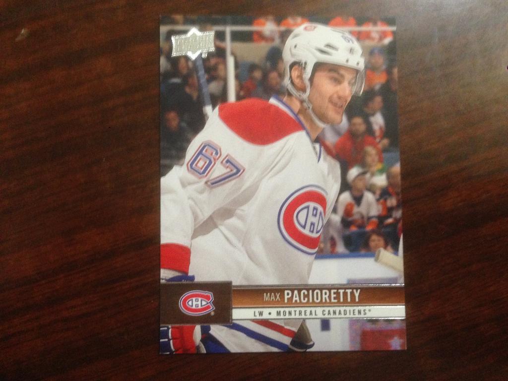 Хоккей. Карточка Max Pacioretty Montreal Canadiens - Монреаль НХЛ/NHL