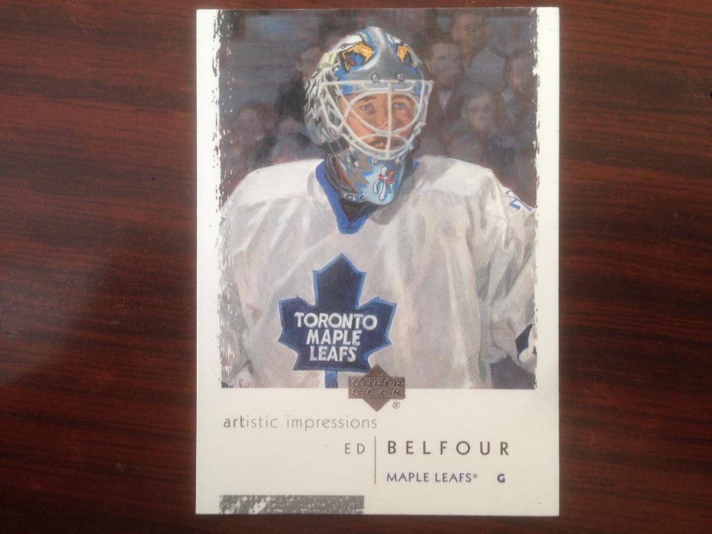 Хоккей. Карточка Ed Belfour - Эд Бельфор Toronto Maple Leafs - Торонто НХЛ/NHL