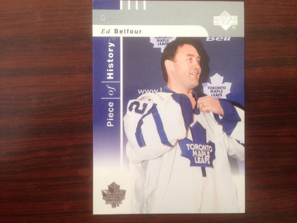 Хоккей. Карточка Ed Belfour - Эд Бельфор Toronto Maple Leafs - Торонто НХЛ/NHL