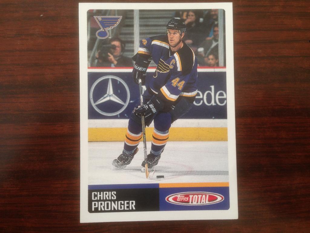 Хоккей . Карточка . НХЛ - Chris Pronger- St. Louis Blues Крис Пронгер