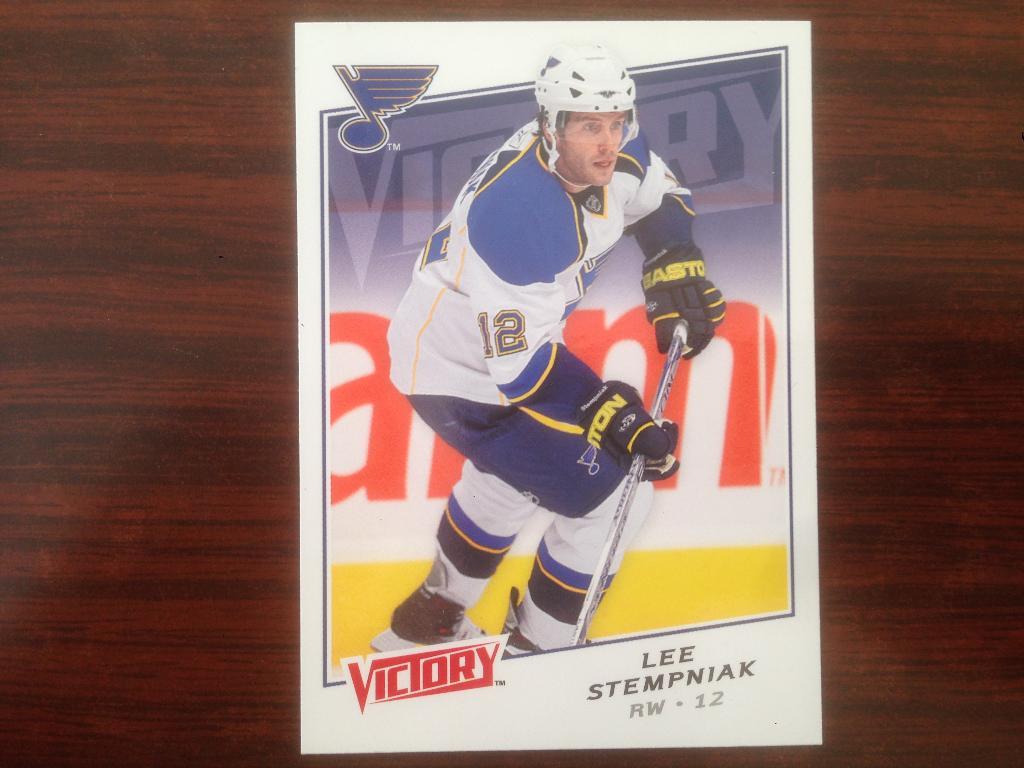 Хоккей. Карточка Lee Stempniak St. Louis Blues (Сент - Луис) НХЛ/NHL