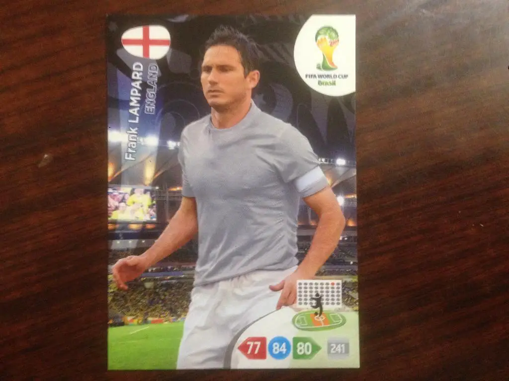 Футбол. Карточка Frank Lampard- Лэмпард Англия Чемпионат Мира 2014 Panini/Панини