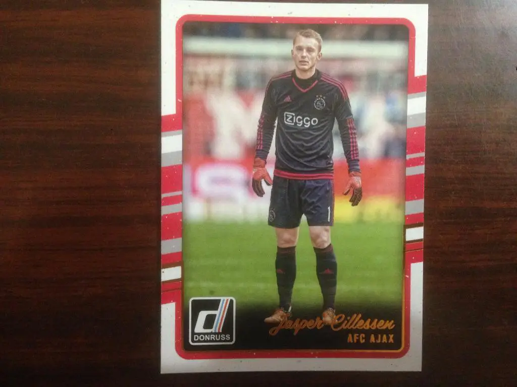Футбол. Карточка Jasper Cillessen - Яспер Силлессен Аякс Panini-Панини 2016-2017