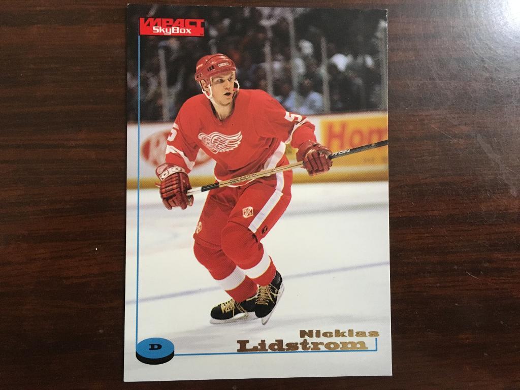 Хоккей. Карточка Nicklas Lidstrom - Никлас Лидстрем (Detroit - Детройт) НХЛ, NHL