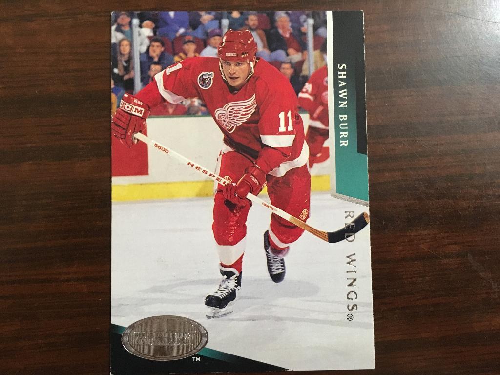 Хоккей. Карточка Shawn Burr Detroit Red Wings - Детройт НХЛ/NHL