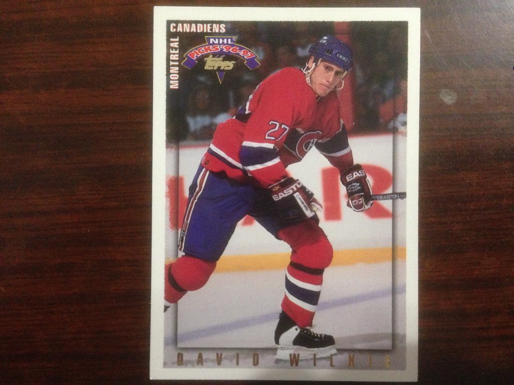 Карточка David Wilkie Montreal Canadiens - Монреаль Канадиенс НХЛ/NHL