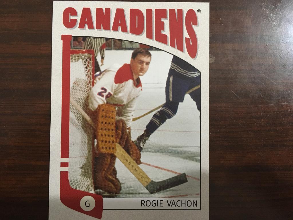 Хоккей Карточка Rogie Vachon-Роги Вашон Монреаль НХЛ/NHL