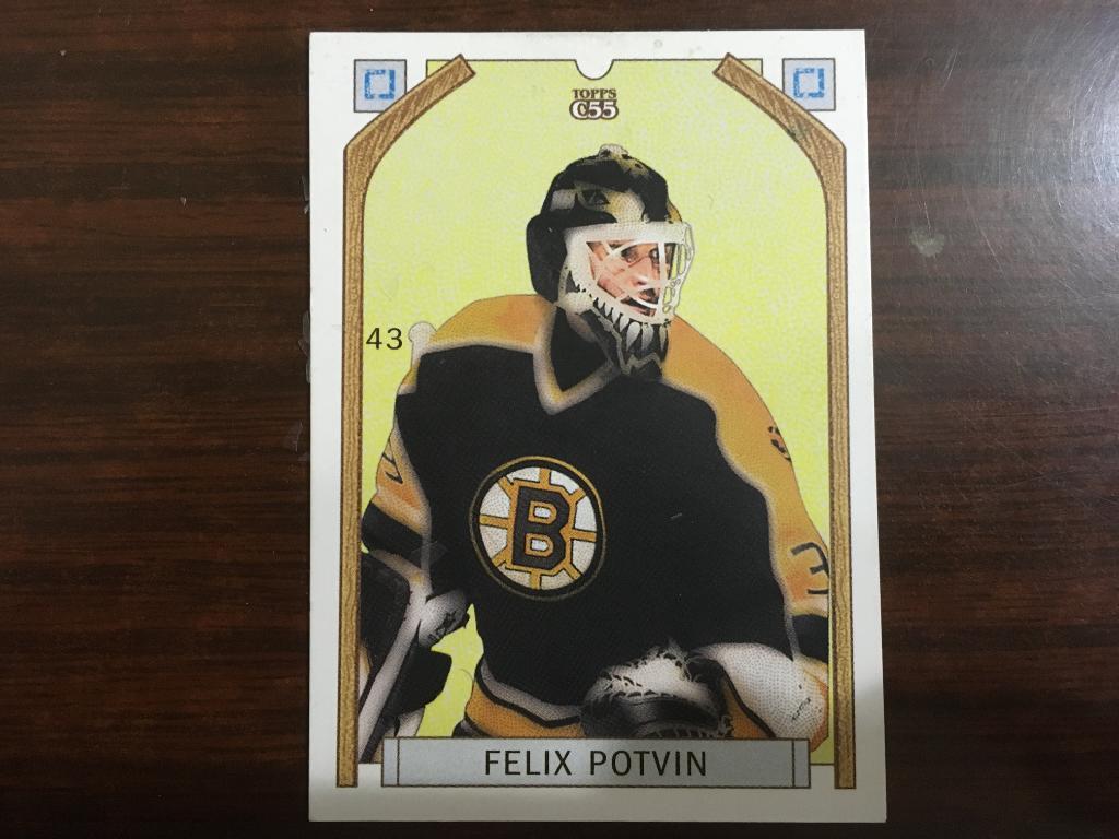 Хоккей. Карточка Felix Potvin - Феликс Потвин Boston Bruins - Бостон НХЛ/NHL