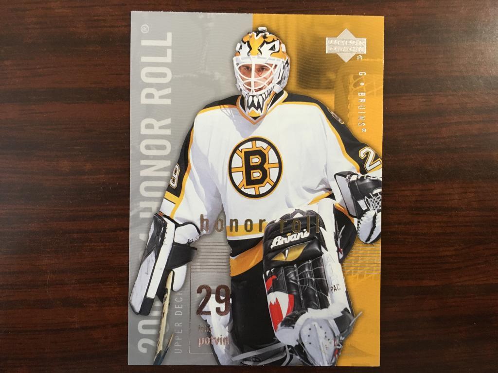 Хоккей. Карточка Felix Potvin - Феликс Потвин Boston Bruins - Бостон НХЛ/NHL