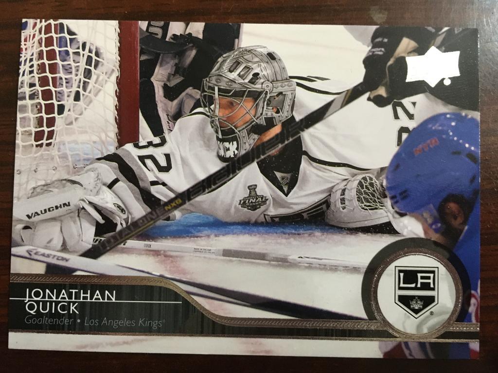 Хоккей.Карточка Jonathan Quick - Джонатан Куик Los Angeles Kings - Кингз НХЛ/NHL