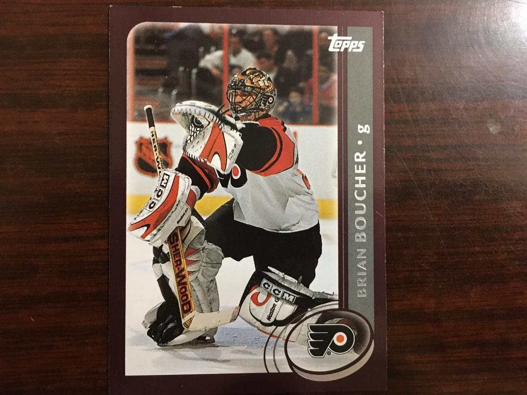 Хоккей. Карточка Brian Boucher - Брайан Буше Philadelphia Flyers-Флайерз НХЛ/NHL