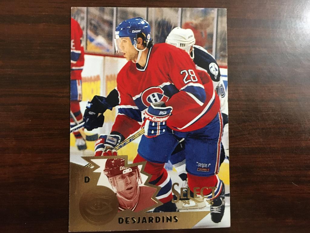 Хоккей. Эрик Дежарден - Eric Desjardins Montreal Canadiens - Монреаль НХЛ/NHL