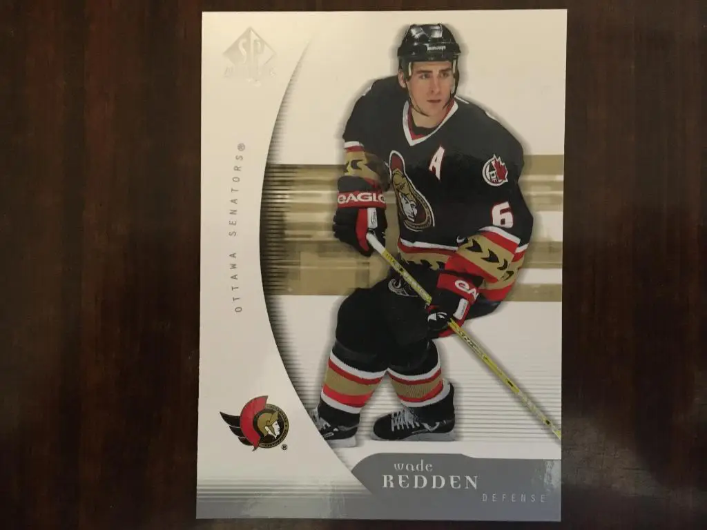 Хоккей. Карточка Wade Redden Ottawa Senators - Оттава НХЛ/NHL